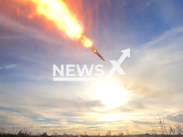 Russian Grad multiple launch rocket systems fire on the Ukrainian military positions in Ukraine in undated footage.
The footage was released by the Russian MoD on Wednesday, Dec. 7, 2022. Note: This picture is a screenshot from the video. (Ministry of Defense of Russia/Newsflash)