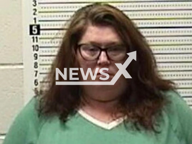 Mississippi grandmother Brenda Dennison (51) who was arrested and charged after she allegedly used wire dog cage to punish the two grandchildren who misbehaved.
Note: Police photo(Tate Co Sheriffs Office/Newsflash).