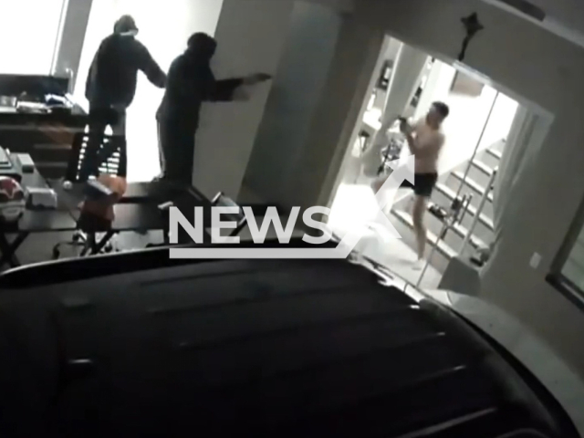 A  businessman and men  who break into his house shoot at each other, in Franca, Brazil, on Tuesday, Dec. 6, 2022. Four other men entered another room, while two attacked the victim who was not harmed, police are investigating and noted the criminals did not act as if they wanted to rob the residence. Note: Picture is a screenshot from a video (Newsflash)