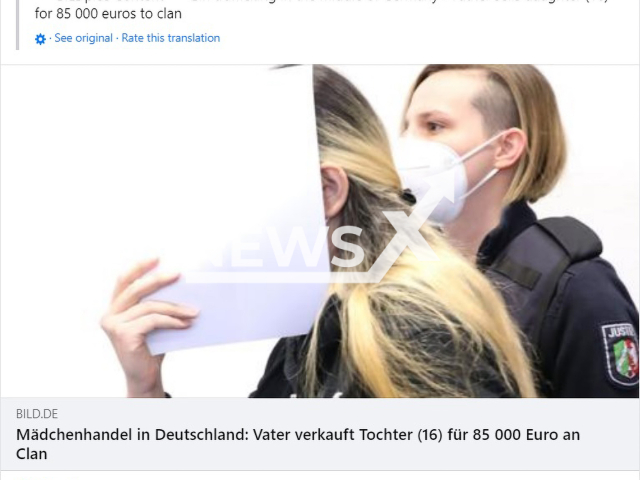 Image shows Romina S., aged 22, undated photo. She was sentenced to three years in prison for the theft by the Cologne District Court in Germany, in April 2021. Note: Photo is a screenshot from a post. (Newsflash)