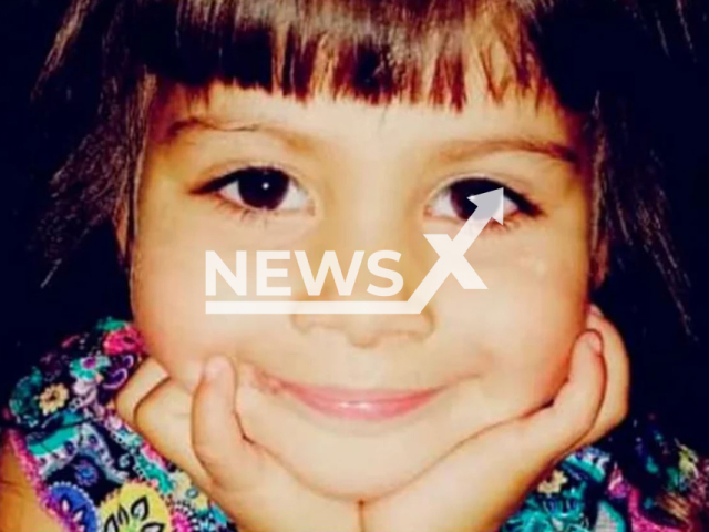 Franchesca Avila, 2, poses in undated photo.  She was shot after her relative insulted thieves when they stole her cell phone on the street and the shot at her house, in Cordoba, Argentina,  on Friday , Dec. 9, 2022.  Note: Private photo.  (Newsflash)