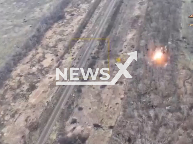 DNR artillery hits Ukrainian military positions in Ukraine in undated footage.
The footage was released by the People's Militia of the DPR on Tuesday, Dec. 13, 2022.
Note: Picture is a screenshot from a video (@nm_dnr/Newsflash)