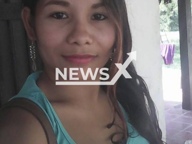 Arleidis Bohorquez Guerra, 30, poses in undated photo. Her ex Sebastian Arango, 27, stabbed her puncturing her lung, in San Marcos, Colombia. Note: Private photo.  (Newsflash)