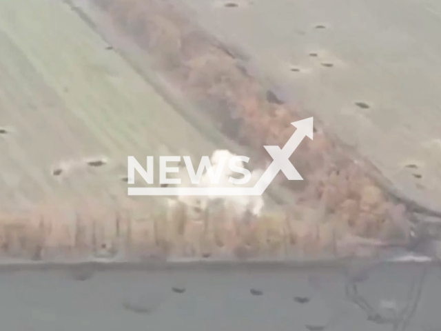 Ukrainian paratroopers destroy the Russian military positions in Ukraine in undated footage. The footage was released by the 25th Separate Airborne Sicheslav Brigade on Wednesday, Dec. 14. 2022. Note: Picture is a screenshot from a video (@dshv25opdbr/Newsflash)