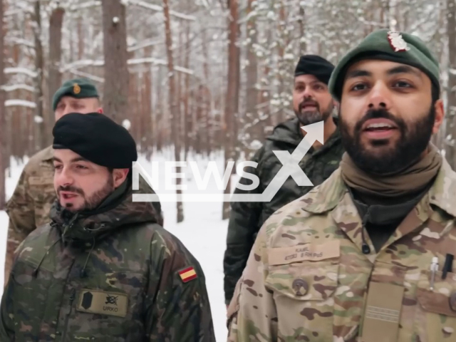 Soldiers from NATO Allied countries sing ‘Carol of the Bells’ in a snowy forest in rural Latvia in December 2022.
NATO troops show unity as Moscow readies nukes.
Note: Picture is a screenshot from a video (NATO/Newsflash)