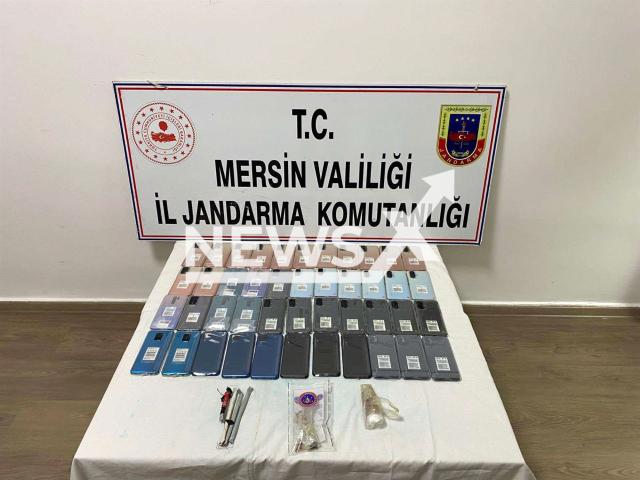 Mersin Provincial Gendarmerie Command seized 102 grams of californium with an estimated market value of USD 500,000 and 46 mobile phones in an operation in Mersin, Turkey. Note: Picture is from the Mersin Provincial Gendarmerie Command (Mersin Jandarma Komutanligi/Newsflash)