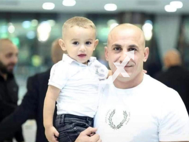 Photo shows Firas Heib and his son, Fares, undated photo. They died in Nazareth, Israel, Tuesday, Dec. 20, 2022. Note: Picture is private (Newsflash)