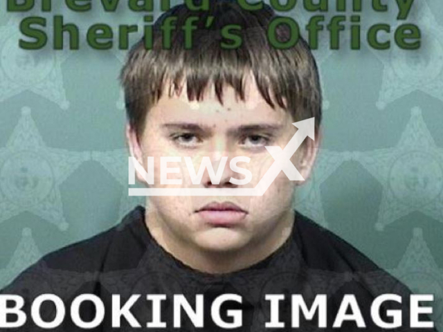 Tobias Brewer, 17, poses in undated photo. He allegedly tried to kill his mother Carol Gray, 69, with a frying pan and a pocketknife because she was constantly asking him to clean his room, in Brevard County, Florida, USA, in November, 2022. 
Note: Police photo. (Brevard County Sheriff’s Office/Newsflash)