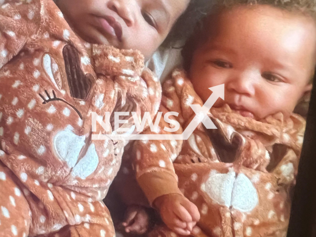 Picture shows 5-month-old 
 Kasson Thomas and Kyair Thomas, undated. They were taken from a car left running when their mother went into a pizza shop in Columbus, Ohio, USA,   on Monday, Dec. 19, 2022. Note: Police photo. (@ColumbusPolice/Newsflash)