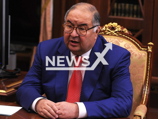 Russian oligarch and Putin`s ally Alisher Usmanov poses in Kremlin, Moscow, Russia, Thursday, Dec. 10, 2015. Ukrainian Intelligence seized iron ore belonging to his company. Note: Photo obtained from the Administration of the President of Russia. (@www.kremlin.ru/Newsflash)