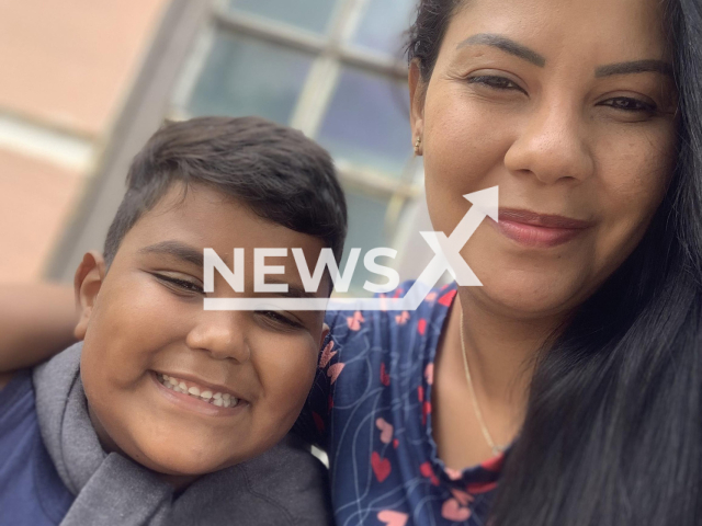 Photo shows Arthur Martins Mariano (left) with an unidentified woman, undated photo. He died choking on chewing gum in Tupa, Sao Paulo, Brazil, Tuesday, Dec. 27, 2022. Note: Picture is private (@simone.martins.900388/Newsflash)