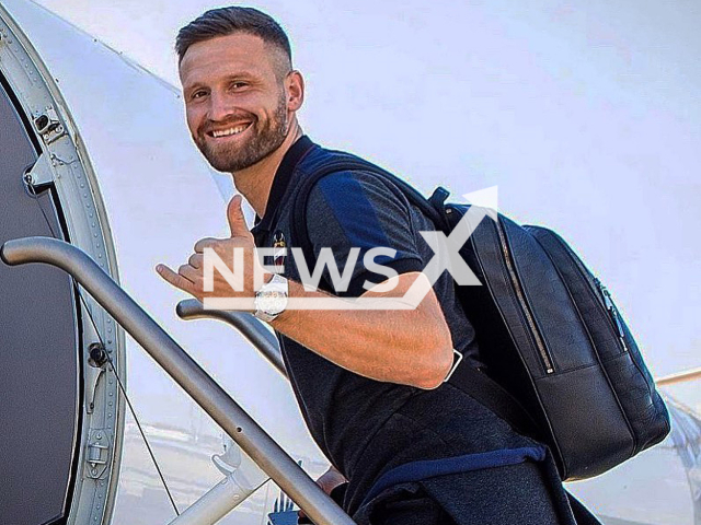 Shkodran Mustafi, 30, poses in undated photo.  Customs initiated criminal proceedings against him for not paying tax on several high-priced Rolex watches  that he brought to the country when he arrived from London, UK, to Frankfurt, Germany,  on Dec. 24, 2022.
Note: Private photo.  (@shkodranmustafi/Newsflash)