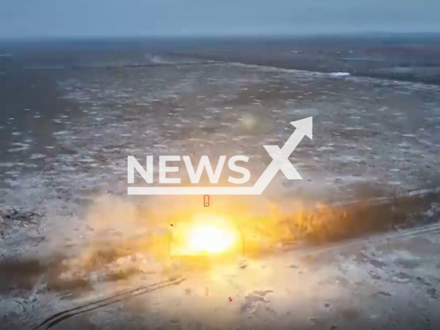 DPR tanks shoot at Ukrainian positions in Donetsk region, Ukraine. The footage was obtained from the People's Militia of the DPR on Thursday, Dec. 29, 2022. Note: Picture is a screenshot from a video (@nm_dnr/Newsflash)