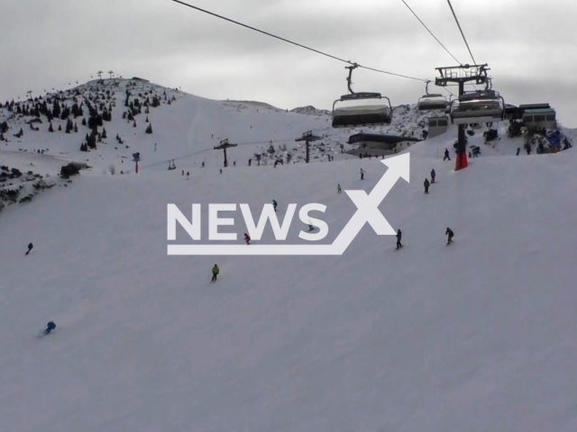 Image shows the Steinplatte ski area in the district of Kitzbuehel, in Tyrol, Austria, undated photo. Two boys aged 17 died after skiing off the edge of a slope on Wednesday, Dec. 28, 2022. Note: Photo is a screenshot from a video. (Newsflash)