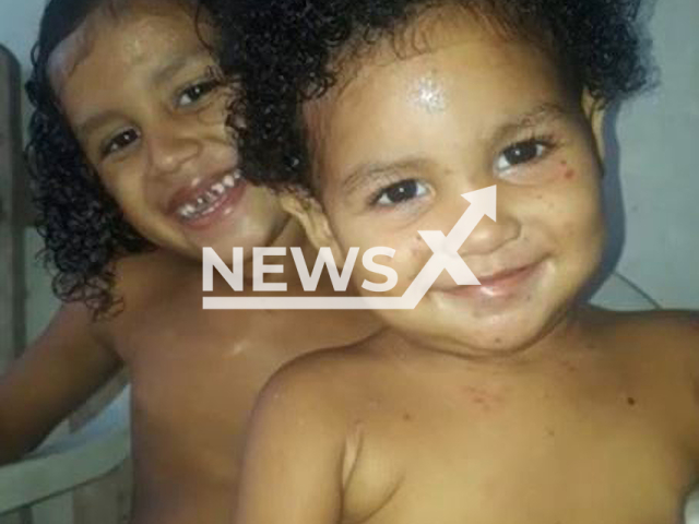 Brayan Vinicius Santos Rangel, 3, (left) and Nykollas Kaue Santos Rangel, 1,  (right) died when they  were left by their father sleeping alone at home when a fire started Marica, Brazil, on 12th March.
Note: Private photo.  (Newsflash)