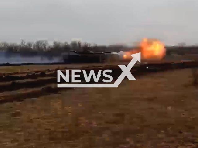 Ukrainian tanks fire during preparations to liberate Ukraine in Ukraine in undated footage.
The footage released by the separate brigade of territorial defense of the city of Dnipro on Thursday, Jan, 5, 2023.
 Note: This picture is a screenshot from the video.
(@BrTODnipro/Newsflash)