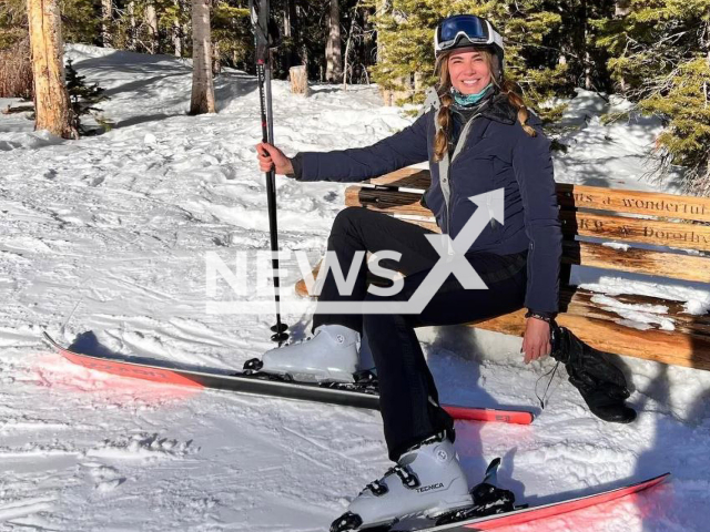 Luciana Gimenez, 53, poses in undated photo . She fractured her leg in four different places and  needed an emergency surgery, after a skiing accident during a holiday to Aspen, Colorado, USA, on  Saturday, Jan. 7, 2023.    Note: Private photo.  (@lucianagimenez/Newsflash).