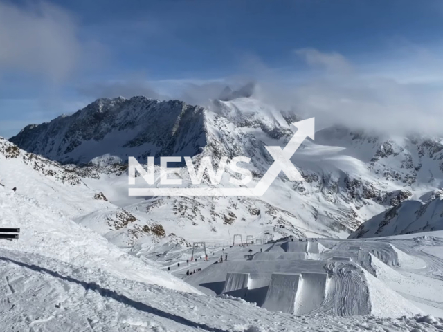 Image shows the popular ski resort Stubai Glacier, in the municipality of Neustift im Stubaital, in Tyrol, Austria, undated photo. Five Bundeswehr soldiers were seriously injured after they were buried in an avalanche on Tuesday, Jan. 10, 2023. Note: Photo is a screenshot from a video. (Newsflash)