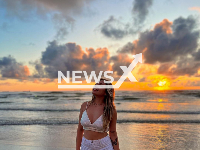 Influencer Nina Tobal, 20, poses in undated photo. She reported having been sexually assaulted in broad daylight on one of the main avenues in Joinville, Brazil, on Monday, Jan. 9, 2023.
Note: Private photo.  (@niinatobal/Newsflash)