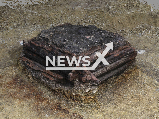 Image shows the wishing well that was discovered in Bavaria, Germany, undated photo. More than 100 preserved artifacts were found inside on Friday, Dec. 12, 2022. Note: Licensed content. (Marcus Guckenbiehl/Newsflash)