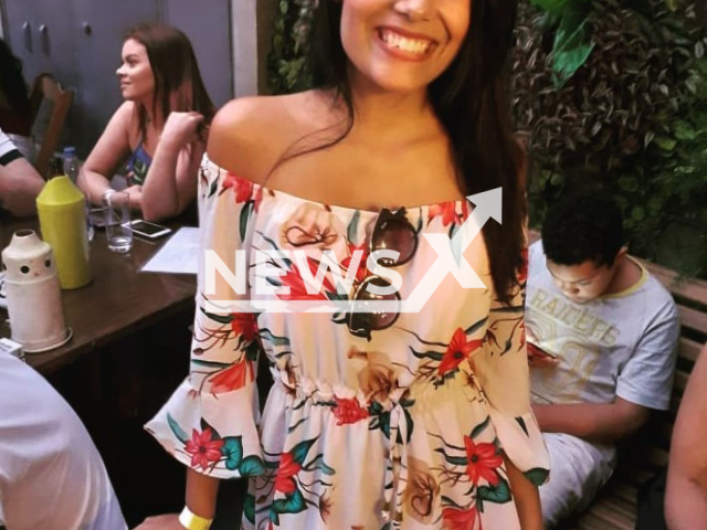 Anna Caroline Valenca Oliveira (26), who was beaten and murdered allegedly by her husband in Sao Paulo, Brazil in March 2022. Note: Private photo(@valenca_anna/Newsflash).