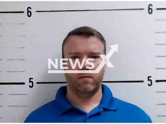 Joseph 'Joe' Paul Wilson, 41, poses in undated photo. He was accused of murdering his son Skyler Wilson, aged 4, in the city of Mount Airy, in North Carolina, USA. Note: Licensed content. (Surry County Sheriff's Office/Newsflash)