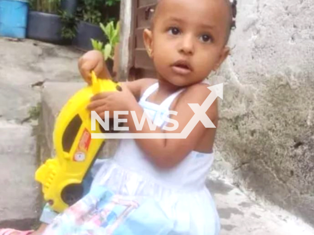 Anna Lya Vieira dos Santos, 1-year-and-11-months-old poses in undated photo. Her mother Mila Cristina de Oliveira  Bolquett  is accused of her murder   in  Rio de Janeiro, Brazil, on Sunday, Jan. 15, 2023.

Note: Private photo.  (Newsflash)