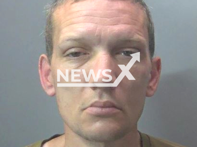 Kennie Owen, 44, poses in undated photo. He was caught on video doorbell footage trying doorhandles of homes in the area of Werrington, in the city of Peterborough, in Cambridgeshire, England, on Jul. 12, 2022. Note: Licensed content. (Cambridgeshire Constabulary/Newsflash)