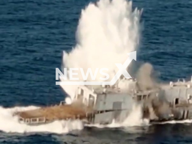 Turkey's Naval Forces conduct firing training from inside a submarine, undated. In the footage, Naval crews can be seen launching torpedos at targets somewhere at sea, which were then destroyed in powerful explosions. 
Note: Picture is screenshot from a video. (@tcsavunma/Newsflash)