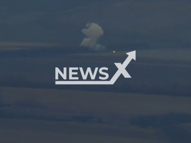 Ukrainian military hits the Russian military positions in Zaporizhzhia Oblast in Ukraine in undated footage. The footage released by the General Staff of the Armed Forces of Ukraine on Sunday, Jan. 22, 2023. Note: Picture is a screenshot from a video (@GeneralStaff.ua/Newsflash)