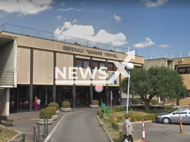 Picture shows the Sandro Pertini hospital in Rome, Italy, undated. A newborn died at the hospital after the mother tired from giving birth, was not given help and fell  asleep and crushed her baby in the night between Saturday and Sunday, Jan. 7 and 8, 2023. Note: Photo is a screenshot from Google Maps. (Google Maps/Newsflash)