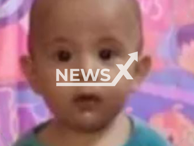 Picture shows Pedro Henrique Moreira Pereira, ten-month-old, undated. He died after falling from a moving truck in Campina Grande do Sul, brazil, on Frida , Jan. 20, 2023. Note: Private photo.  (Newsflash)