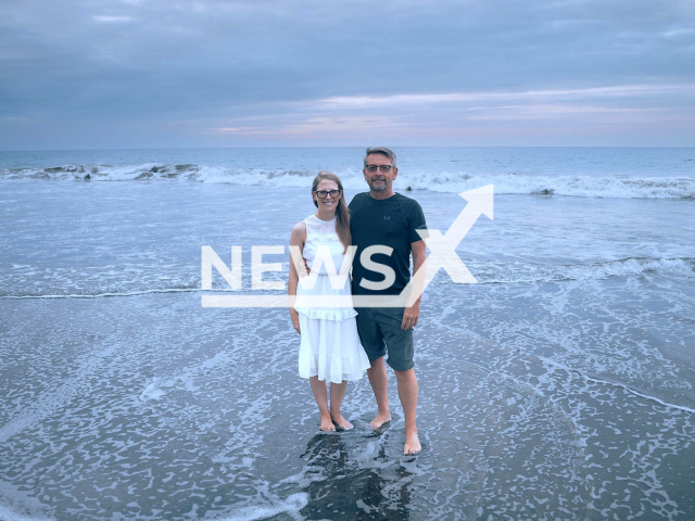 Robert and Vanessa Moberg pose together in an undated photo. The two of them are a filmmaking team based in British Columbia, Canada. Note: We obtained permission for this photo. (@restorationplanet/Newsflash)