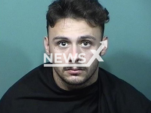 US marine Sean Rudziewicz, 22, poses in undated photo. He was arrested after travelling to the city of Melbourne, in Brevard County, Florida, USA, to meet a minor for sex on Thursday, Jan. 26, 2023. Note: Licensed content. (West Melbourne Police Department/Newsflash)