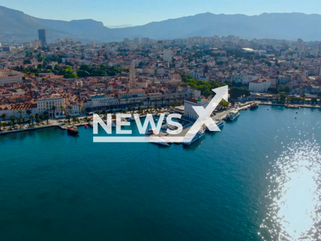 Image shows the city of Split, in Croatia, undated photo. The city's authorities will fine people wearing bikinis with EUR 150 (GBP 132). Note: Photo is a screenshot from a video. (Newsflash)