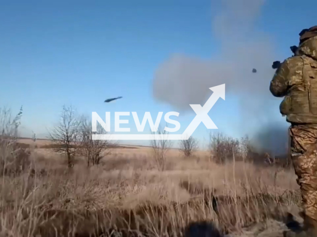 Ukrainian fighters fire with grenade launchers at Russian military positions in Ukraine in undated footage. The footage released by the Office of Strategic Communications on Wednesday, Feb. 1, 2023.
Note: Picture is screenshot from video. (@AFUStratCom/Newsflash)