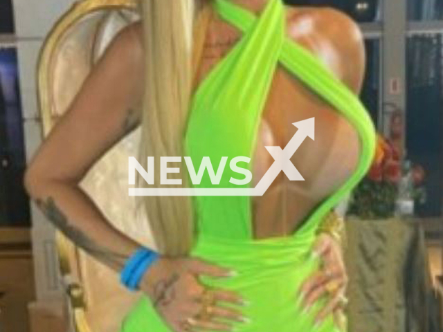 Influencer Mayara Lima Correa, 32, poses in undated photo. She was arrested after cops found she had at least three illegal sunbeds in her business, which have been illegal since 2009, in Itajai, Brazil, on Monday, Jan. 30, 2023.
Note: Private photo.  (Newsflash)