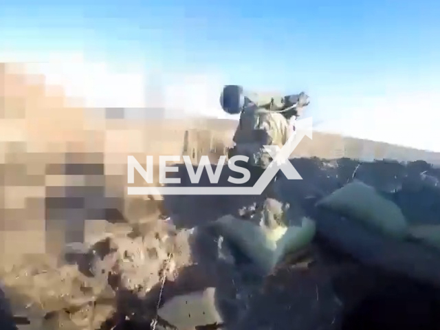 Ukrainian special forces soldier fire with anti-tank guided missile at the Russian military target in Ukraine in undated footage. The footage released by the National Guard of Ukraine on Wednesday, Feb. 01, 2023. Note: Picture is a screenshot from a video (@NGUmainpage/Newsflash)