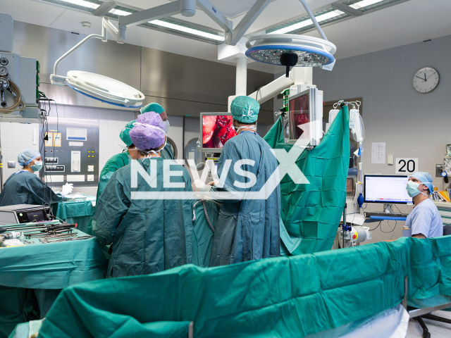 Image shows the surgery, undated photo. A child received a kidney from a donor with a different blood type for the first time ever in the city of Innsbruck, in Tyrol, Austria. Note: Licensed content. (Florian Lechner Innsbruck/Newsflash)