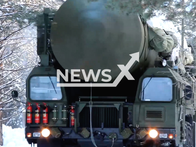 Picture shows Russian autonomous launchers of the Yars PGRK being deployed to the combat patrol routes in Russia undated footage.
The footage released by the Russian MoD on Thursday, Feb. 02, 2023.
Note: Picture is screenshot from video. (Ministry of Defense of Russia/Newsflash)