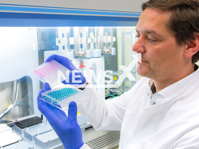 Image shows Dr Christian Baer from the Hannover Medical School, in Lower Saxony, Germany, undated photo. He examined the influence of telomere lengths in organs and immune system on lung and heart diseases. Note: Licensed content. (Karin Kaiser, MHH/Newsflash)