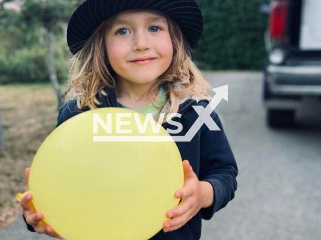 A five-year-old boy, Jack, poses in an undated photo. Jack survived a terrifying encounter with a mountain lion in San Mateo, California. Note: Photo from GoFundMe. (GoFundMe/Newsflash)