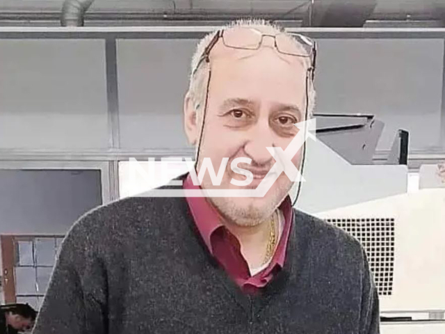 Michele Barco, 58 poses in undated photo. He died the last day of work before retirement in front of his colleagues, at Belvest, in Piazzola sul Brenta, Italy.
Note: Private photo. (Newsflash)