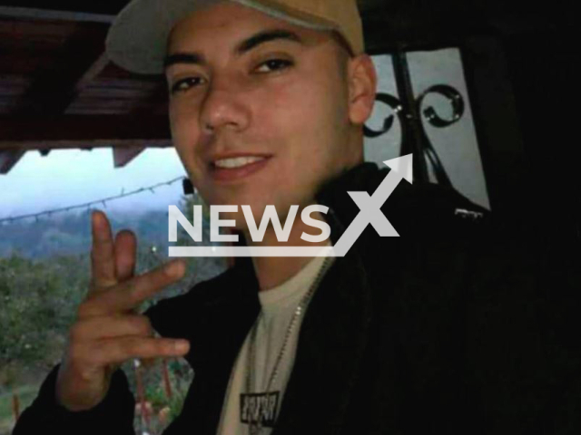 Daniel Fernando Herrera Echavarria, 23, poses in undated photo.
He is in an induced coma after he  was hit by a jet ski when he was swimming with his co-workers, in Cartagena, Colombia.  
Note: Private photo. (Newsflash)