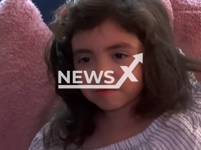 Pictures shows Maura, 7, undated.  She was diagnosed with complex breast cancer at age six.  Note: Photo is a screenshot from a video. (Newsflash)