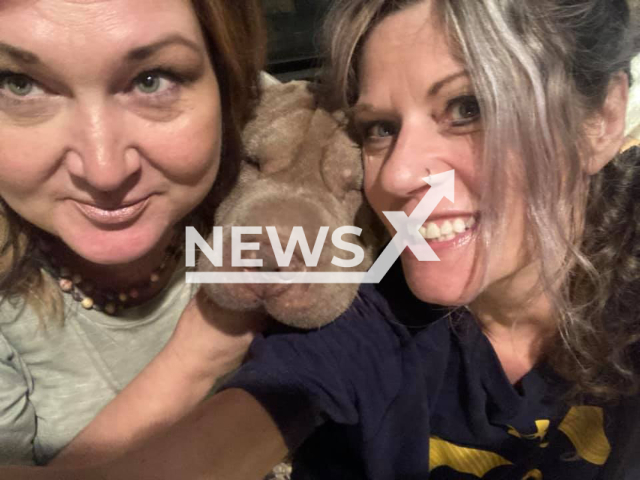 Rhonda Cegelski, 58, (right)    and her friend Paula O’Connor, 53, (left) pose in undated photo.
Richard Sotka, 48, allegedly stabbed his girlfriend Rhonda Cegelski, 58,   and her friend Paula O’Connor, 53, to death because he was 'humiliated' after he walked in on them having sex with each other, in Green Bay, Wisconsin, USA, on Saturday,  Jan. 29, 2023. 
Note: Private photo. (@rhonda.cegelski/Newsflash)