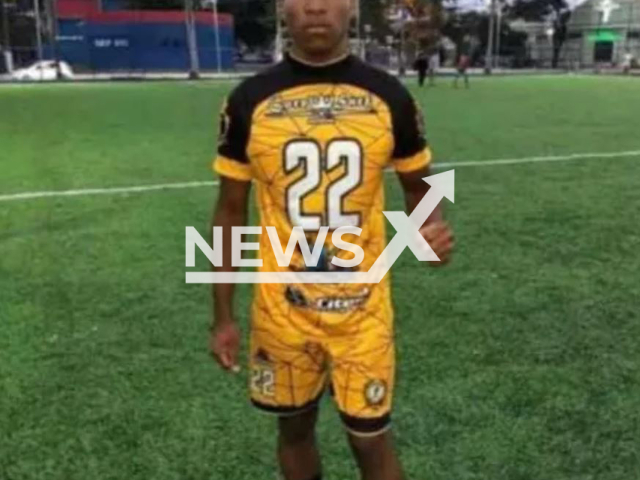 Felipe Gabriel Silva de Souza, 16, poses in undated photo. He died in the hospital  in Duque de Caxias, Brazil, on Tuesday, Feb. 7, 2023, after an accident with the Esporte Clube Vila bus he was traveling in.
Note: Private photo. (Newsflash)