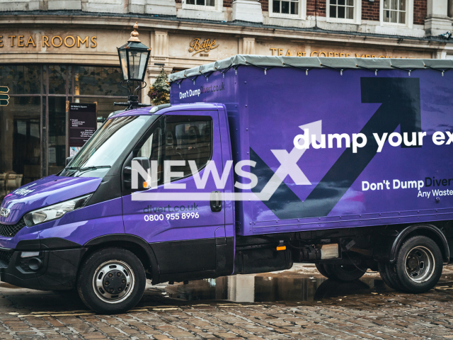 Picture shows one of a bin truck with a name of an ex, undated.  A British waste collection company  are offering a free opportunity for people to name a truck after their ex, just in time for this Valentine's Day.
Note: Licensed photo.  (Divert/Newsflash)