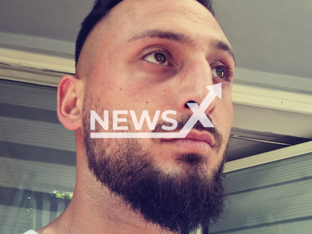 Kamil Arisan, 29, poses in undated photo. He allegedly raped five people in the city of Kassel, in Hesse, Germany, between February and July 2022. Note: Private photo. (Newsflash)