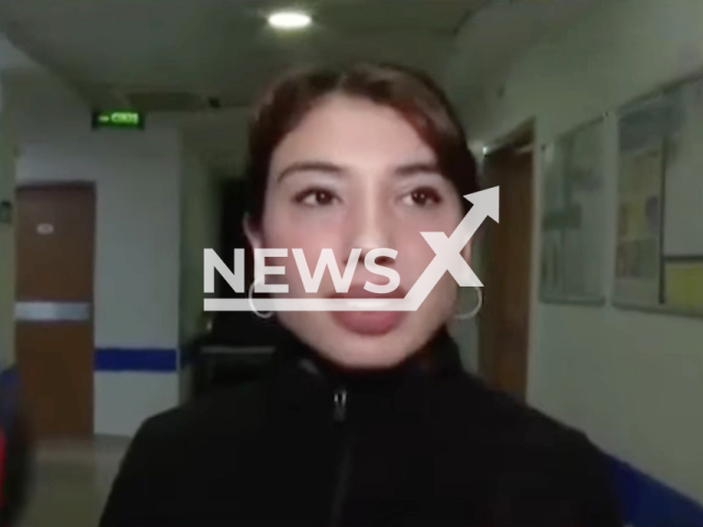 Photo shows Seyma Alakus, undated. Seyma Alakus, a nurse, rescued her patients during an earthquake instead of escaping the building alone in Gaziantep, Turkey, Monday, Feb. 6, 2023. Note: Picture is a screenshot from a video (Newsflash)